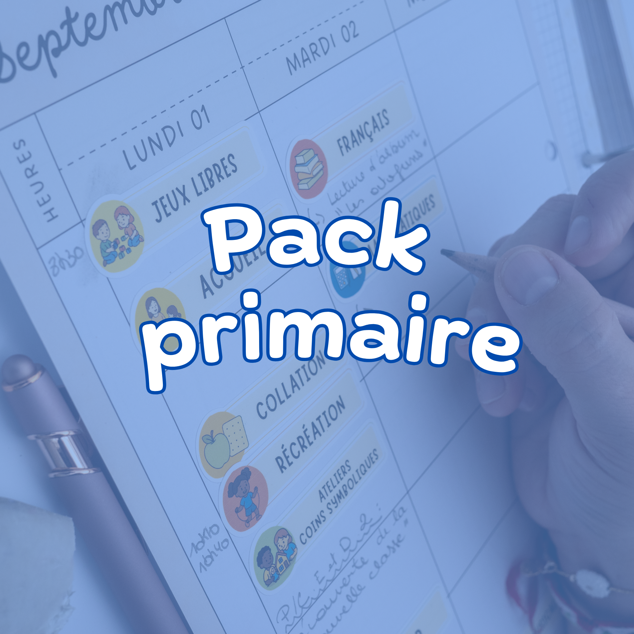 Pack de stickers primaire