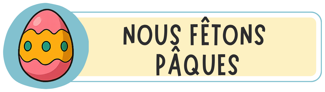 Sticker Nous fêtons Pâques